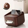 Partition Storage Multifunctional Tissue Box Dustproof Desktop Organizer  Remote Control