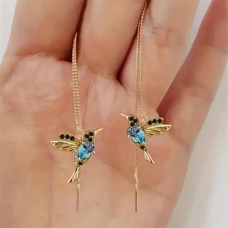 Серьги-кисточки с жемчужиной-каплей и стразами