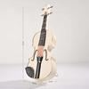 41 Cm White Viola Violin Model Decorative Musical Instrument Replica for Home Decor, Perfect Gift for Music Lovers, Teachers, and Students