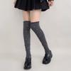 1 Pair Tight Mouth Design Polka Dot Socks Rolled Edge Warm Winter Socks Cotton Long Socks  for Women