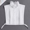 Ruffle Stand Fake Collar + Fake Cuffs Decoration Womens Blouse Detachable Shirt Collar Sweater False Collars Top Accessories