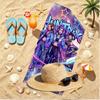 KPop Demon Hunters Print Beach Towel, Versatile Lightweight Absorbent Beach Towel for Pool Surf Yoga Bathroom, Perfect Birthday Holiday Gift