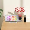 Alarm Clock With Projector Ceiling Projecting Alarm Clock 12/24 H Auto Dimming Display Decoration For Living Room Classroom