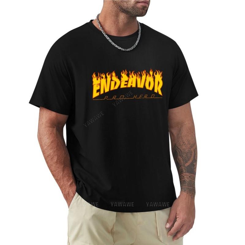 Unisex tshirt black Endeavor Logo cat shirts sports fan tshirts tees big and tall t shirts for Unisex summer Unisex top teeshirt
