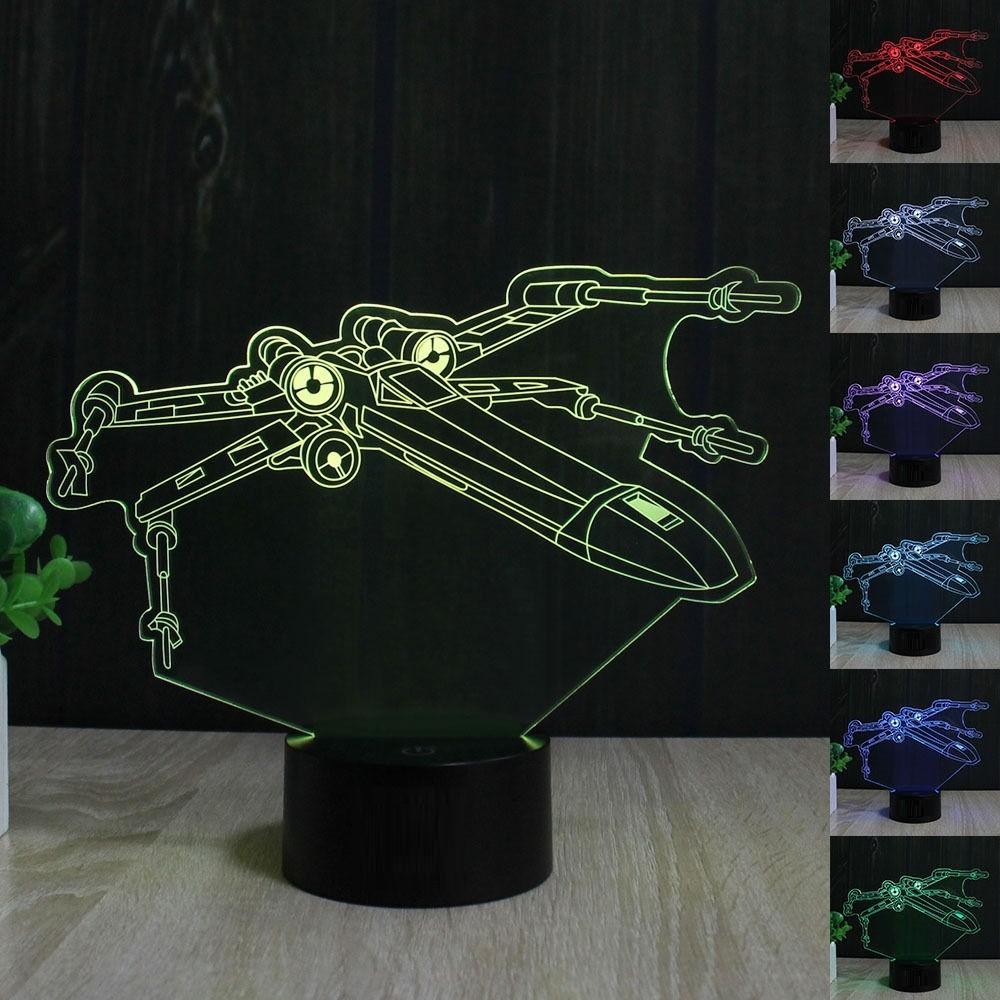 Star Wars Mini 3d Night Lamp For Kids Room And Collectors