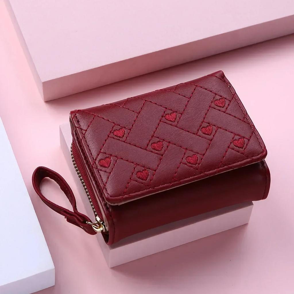 Wallets for Women Kawaii Cute Luxury Designer Lady Wallet Pink Purse Womens Wallet Small Women Leather Coin Purse