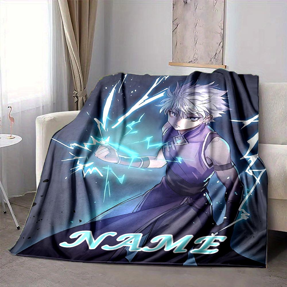 Custom 1pc Energy Burst Neon Art Blanket, Soft And Comfortable Blanket, Casual Warm, Camping Travel Blanket, Birthday Gift Q912120