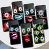 Monster Eye Hand For Samsung Galaxy Z Flip 4 3 5G Phone Case Black Hard Cover ZFlip 4 3 Luxury Shockproof Bumper Coque