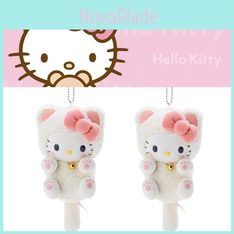 Милый плюшевый брелок в виде куклы Hello Kitty, подвеска для сумки для девочек