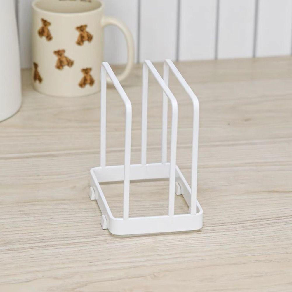 Black/White Vertical Finishing Storage Drain Tray Stainless Steels Dish Drying Shelf for Kitchen
