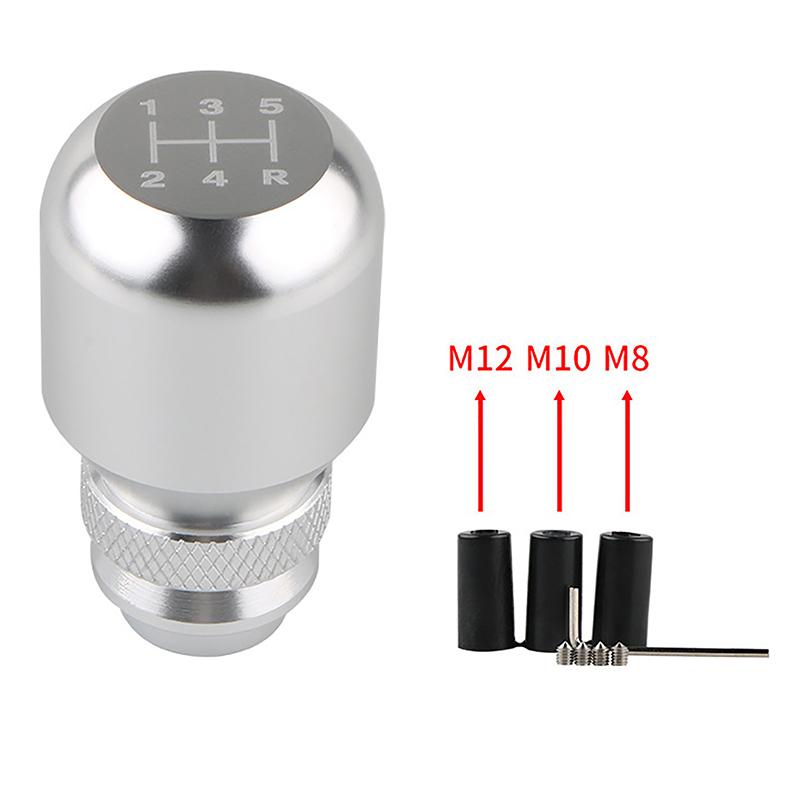 Универсальная автомобильная ручка переключения передач, рычаг переключения передач, выдвижной рычаг ручного переключения передач, регулируемая длина, головка редуктора из алюминиевого сплава