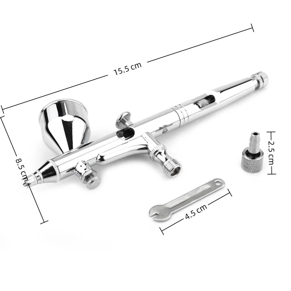 0.2MM Airbrush Kit Gravity Feed Pneumatic Spray Pen Nail Airbrush Kit Art Airbrush Painting