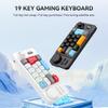 19 Key Ergonomics Customized Keyboard Type-C Charging Hot-Swappable Macro Keypad with Volume Scroll Wheel PC Gamer Accessories