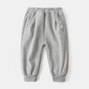 Children's Thick Pants, Autumn and Winter Boys' Composite Fleece Sports Pants, Baby Warm Pants