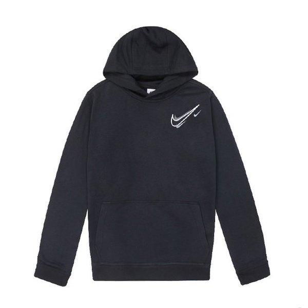 Nike Детская толстовка с капюшоном Nsw Sos Junior Kids Raised Fleece Dx2295 010