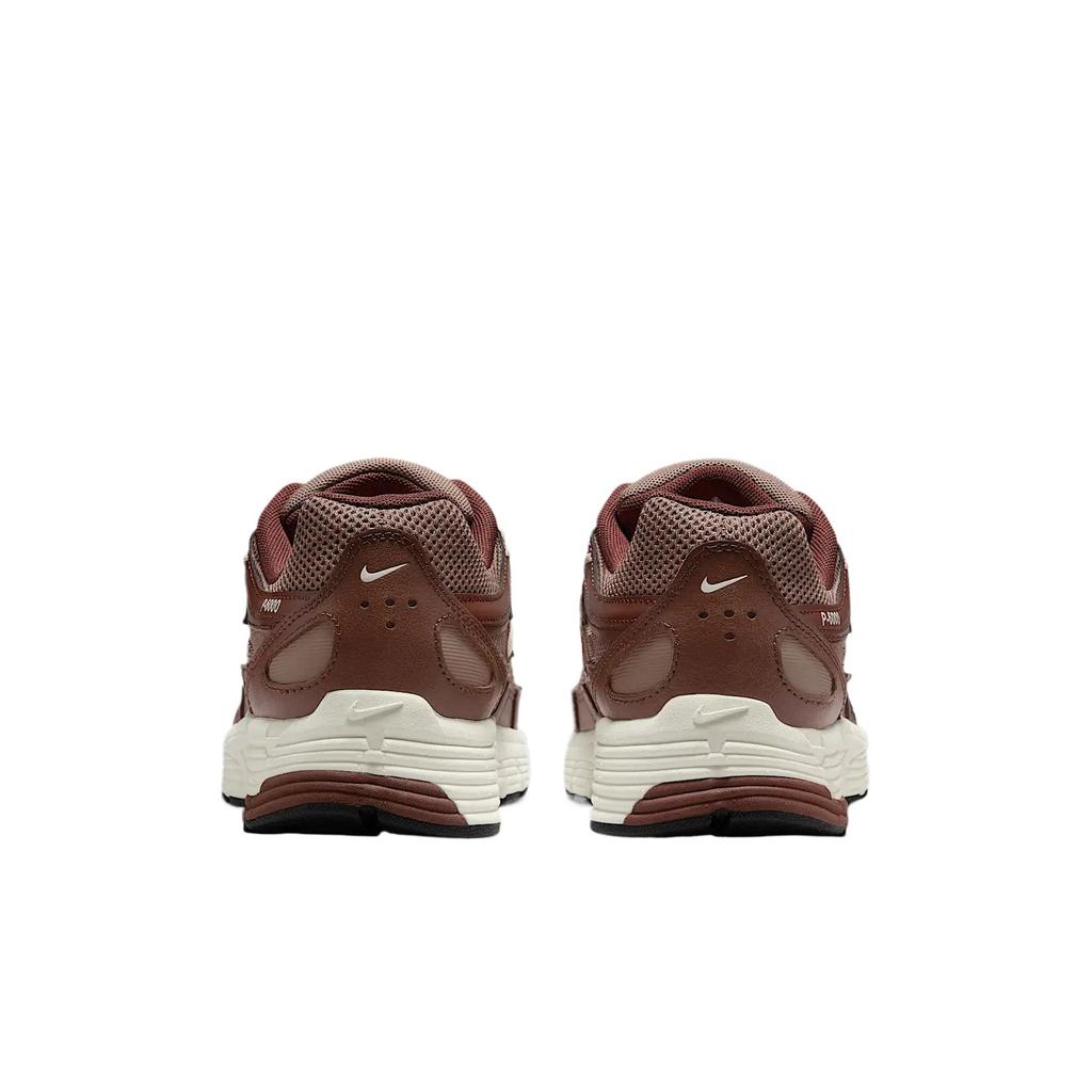 Nike P-6000 Comfortable Stylish Simple Fabric Synthetic Leather Support Low-Top Running Shoes Women Sneaker Brown BV1021-200