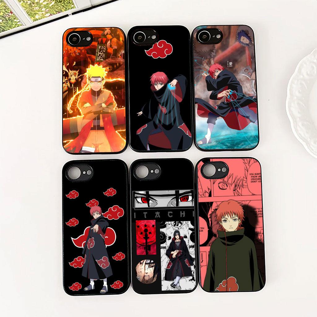 Phone Cover for Apple iPhone 16 14 15 Plus 11 Pro Max 16E ProMax + 16Plus 15+ 14+ Case Akatsuki Narutos Sasori Itachi Uchiha