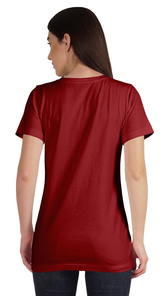 Inkmeso V-образный вырез Chaos Coordination футболка Топы для мамы Графический принт Женщины