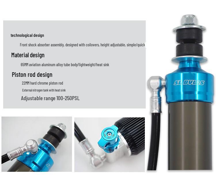 Wrangler JK Nitrogen Shock Absorber & Chassis Lift Kit