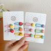 5/6PCS/set Cute Fruit Hairpins Mini Headband New BB Clip  For Kids