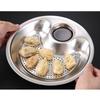 Thickened Chips and Dip Plates Round Draining Serving Dish with Vinegar Dish  For Desserts