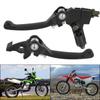 Handlebar Drum Lever Fit Aluminum Alloy Snap Back Type Leve Left/Right Set For KLX CRF XR50-250 Motorcycle Clutch Brake Lever Foldable