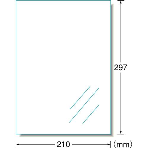 A-One Label Stickers Glossy Transparent Uncut 10 Sheets 28426