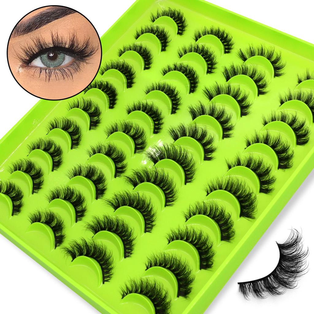 Ресницы 3D Faux Mink Lashes Natural False Eyelashes Dramatic Fluffy Soft Volume Lashes Eyelash Extension Makeup