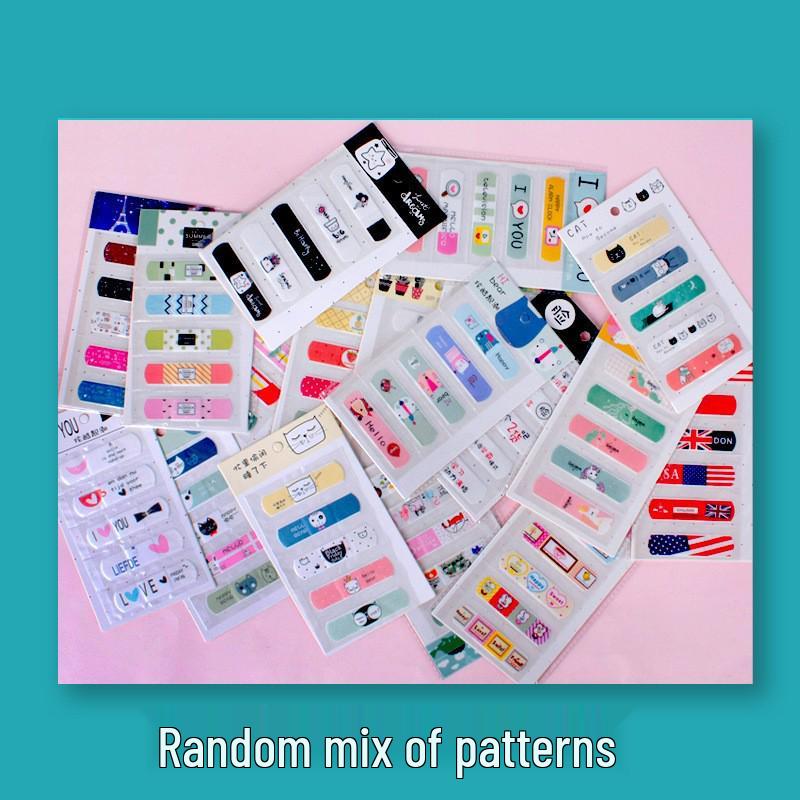 New Cartoon Band-Aid Shaped Stickers for Travel & Outdoor Use