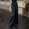 Women's High-Waist Drapey Wide-Leg Pants