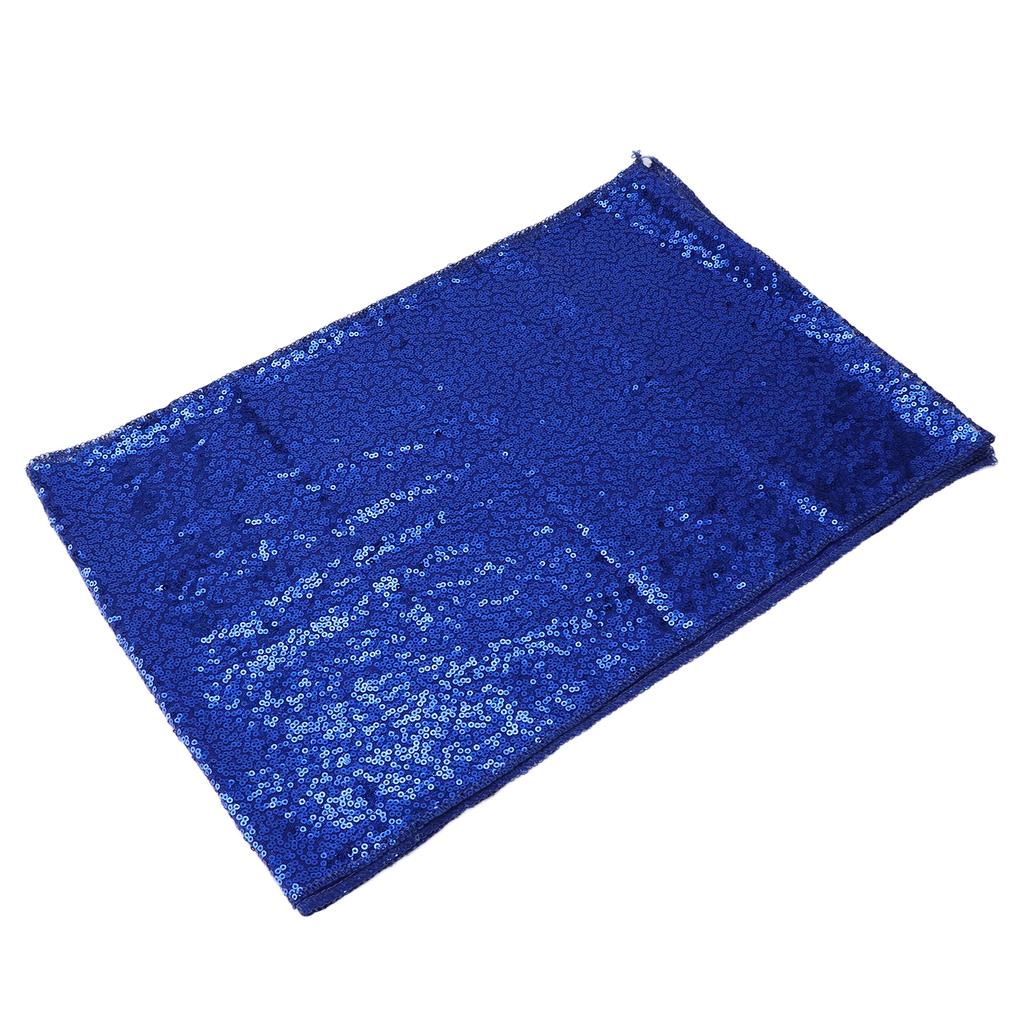 Tablecloth Dark Blue Sequins Christmas Wedding Party Birthday Tablecloth Decoration
