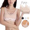 3PCS Women Comfortable Breathable Sexy Lace Bra Fitness Workout Yoga Underwear