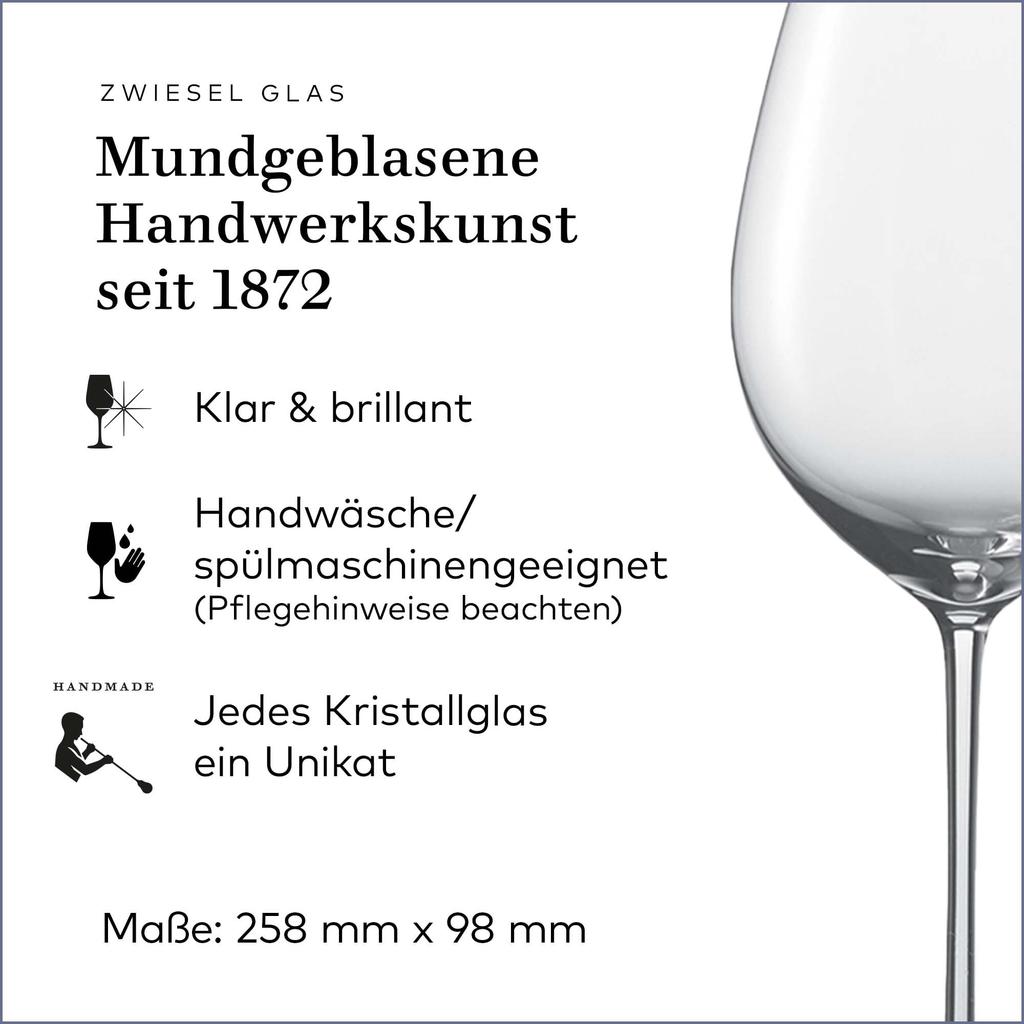 [Officially Imported] ZWIESEL Enoteca Wine Glass, 689ml, Rioja, Handmade, 122083 (Formerly Product Number 109583)