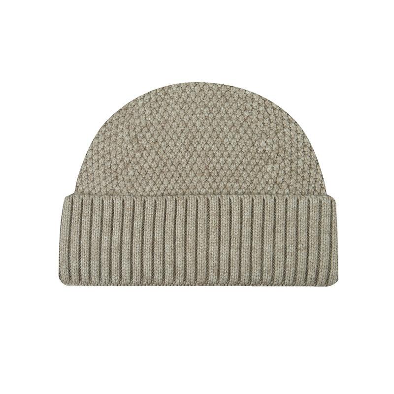 Source Autumn and Winter Short Knitted Wool Hats Men's and Women's Thermal Covers, Cold Hats, Melon Fur Hats, Yuppie Sailor Hats
