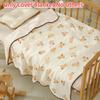 Soft Baby Bean Blanket Bear Printed Nap Sleeping Rug Cover Blanket for Infant  Dormitory
