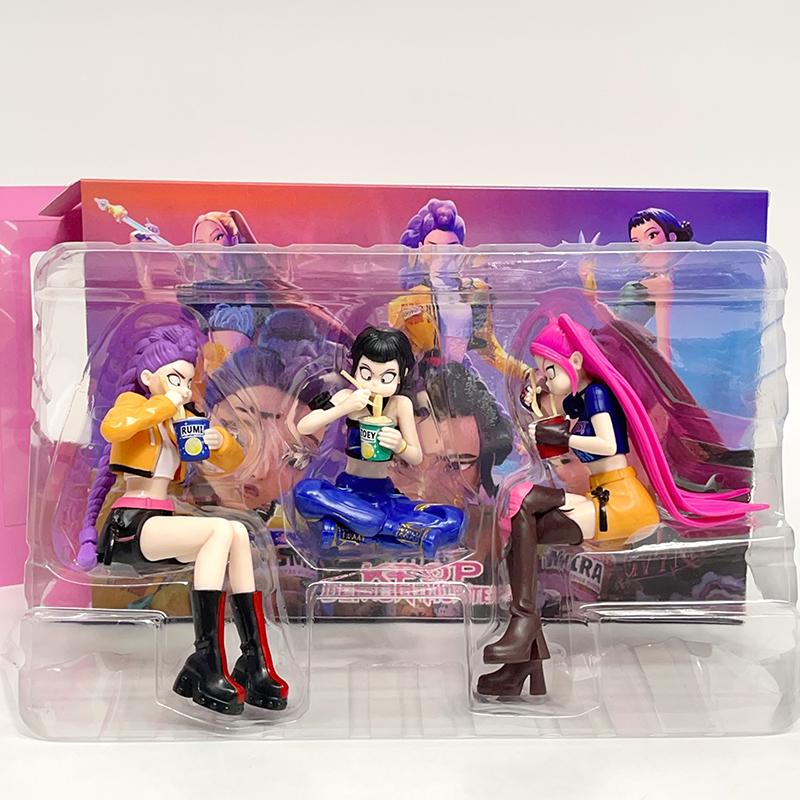 Лапша Kpop Охотница на демонов Руми Зои Мира аниме поливинилхлорид коллекция персонажей настольные безделушки Детский подарок
