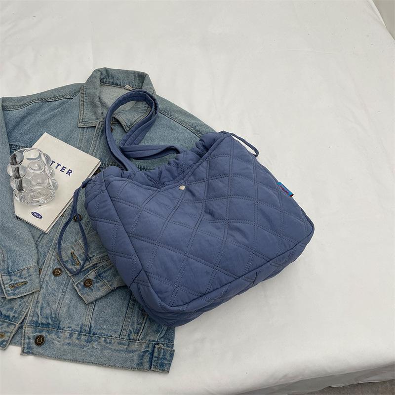 Large Capacity Bag Women's Shoulder Bag Rhomboid Tote Bag