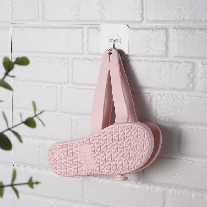 Портативные дорожные тапочки: Нескользящая, мягкая, складная обувь для использования в помещении и на улице — идеально подходит для мужчин и пар