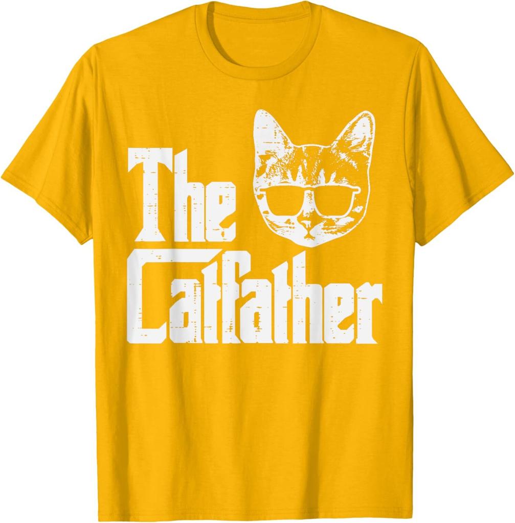 The Catfather Funny Cat Dad Movie Reference Theme Unisex T-Shirt