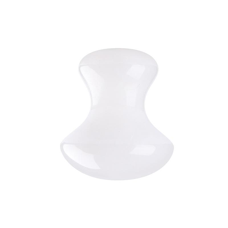 Natural Rose Quartz Stone Jade Mushroom Gouache Scraper Facial Massage Stone Face Massager Gua Sha Board Face Lifting Tools
