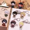 Брелок Bungo Stray Dogs Игрушки Версия Q Накадзима Ацуси Йосано Акико Куникида Доппо Мори Огай Пластиковый Брелок Подарок Игрушка