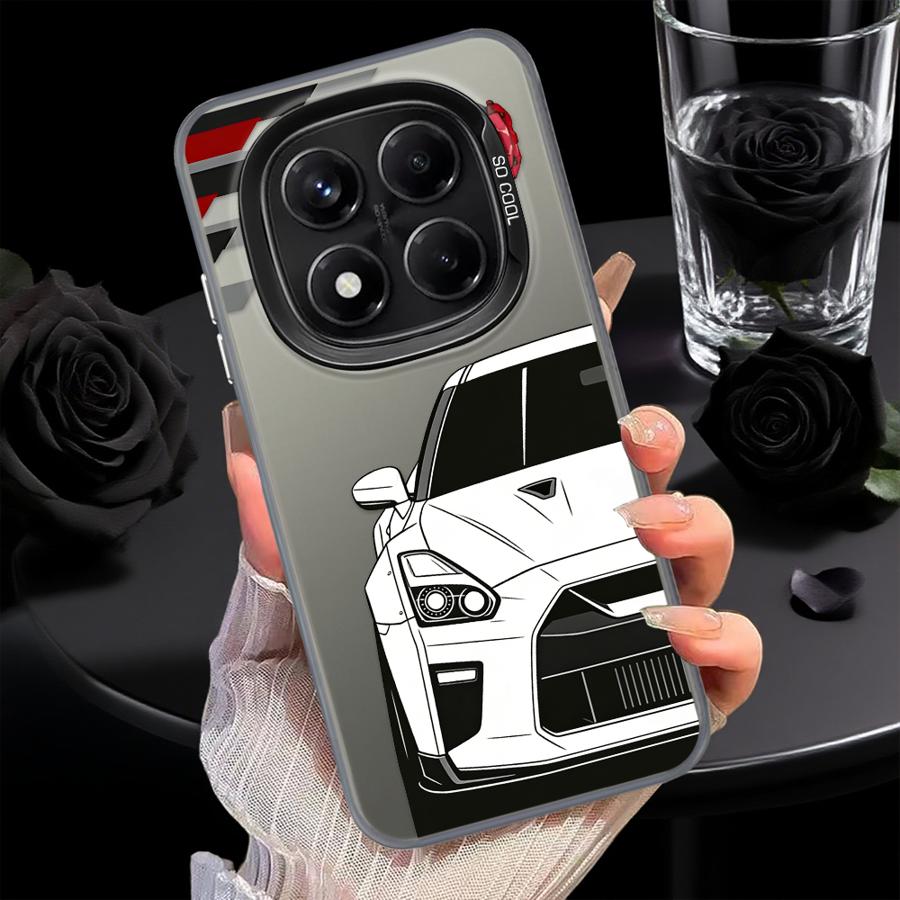 Чехол для телефона для Xiaomi Redmi Note 14 11 Pro 10 A2 14C 12 A1 13C Note 13 12 Pro Plus 12C JDM Спортивный автомобиль