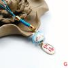 Japanese Cute Lucky Cat Keychains Car Bag Decor Sound Bell Pendent Charm