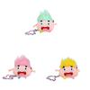 Funny Cartoon Monster Mini Bag With Colorblock Design For Casual Outings