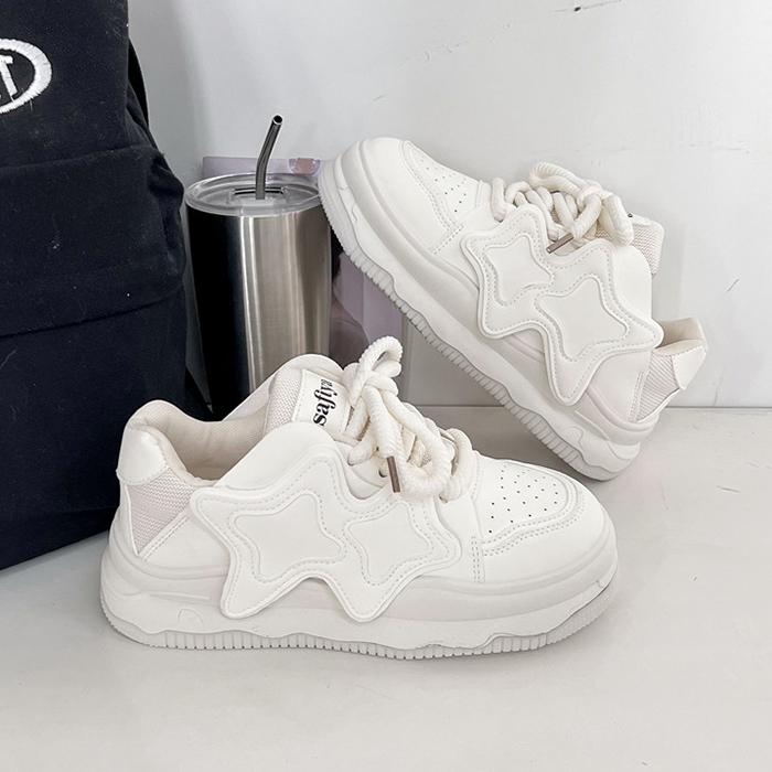 Модные синие белые повседневные спортивные туфли женские летние трендовые кроссовки на платформе студенческие кавайные универсальные туфли с толстой подошвой из вулканизированной стали 36-42