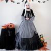 Halloween costume for adults: zombie bride, ghost bride, vampire, demon, angel, witch, queen, and court-style dress