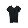 Nike T Shirts Women's Black Crew Neck Moderate Straight Fit CZ9607-010