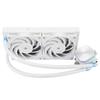 THERMALRIGHT Frozen Edge 240 White 120mm Liquid CPU Water Cooler with PWM 240 White Cold Row Integrated Water Cooler Heatsink for Intel Fan,
