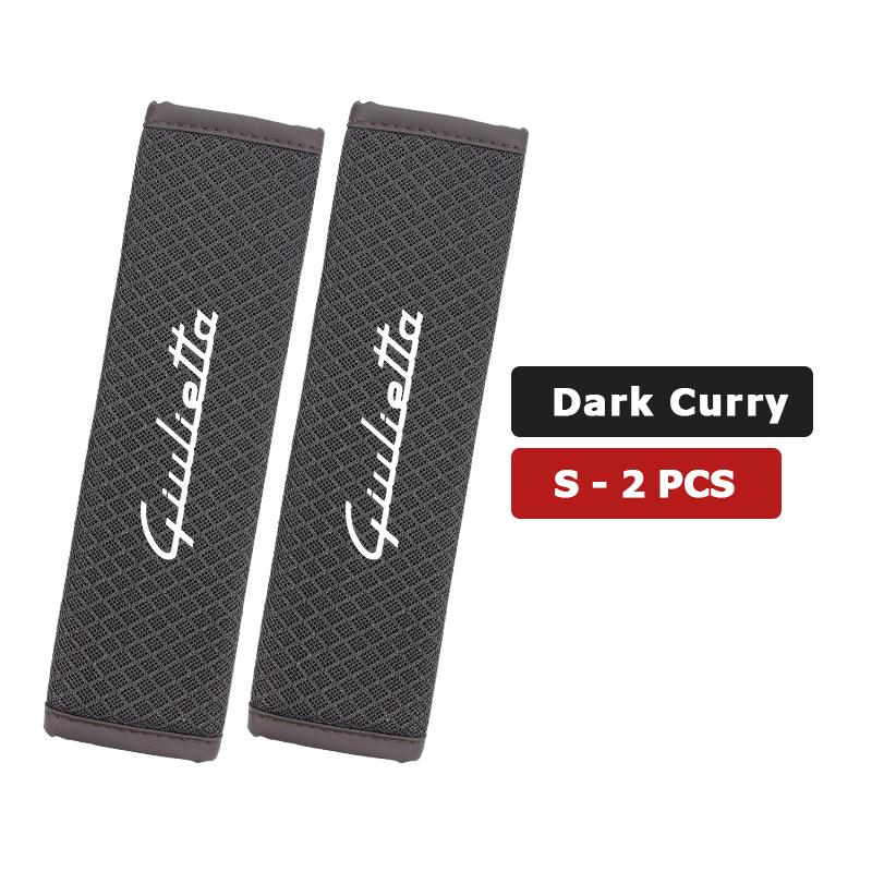 For Alfa Romeo 1/2PCS Car Seat Belt Cover Adjustable Ice Silk Safety Protection Shoulder Pad 159 Giulietta 156 147 Giulia Mito