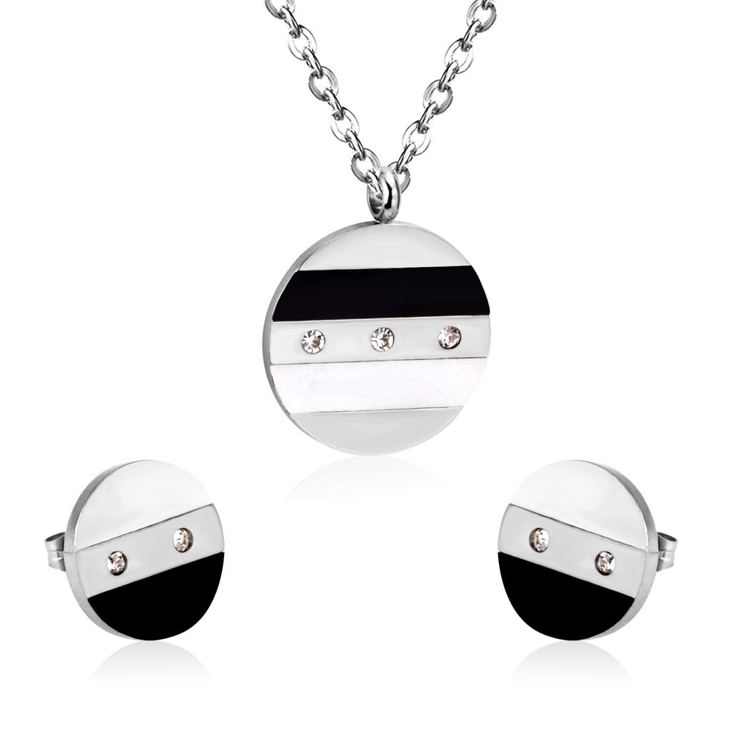 [Shell Necklace And Earrings Set Korean Elegant Personality Versatile Jewelry Accessories]